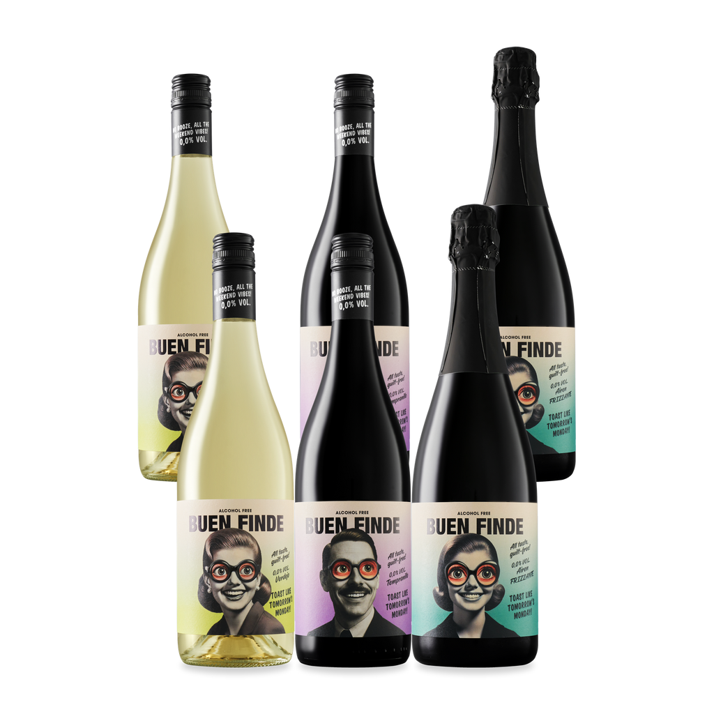 Pack 6 Buen Finde: 2 Verdejo, 2 Tempranillo y 2 Frizzante 0,0 %