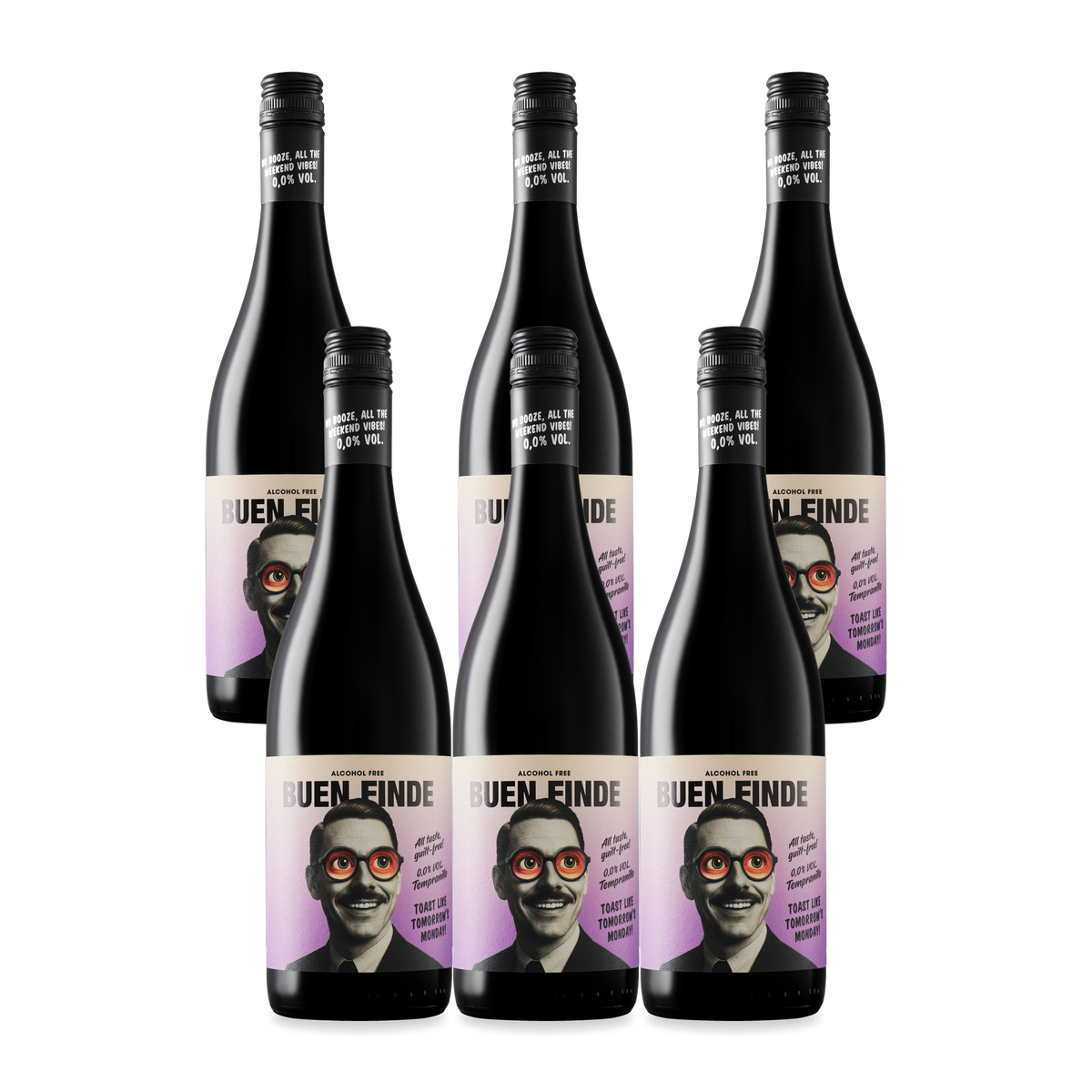 Pack 6 Buen Finde Tempranillo 0,0 %